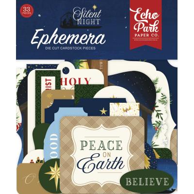 Echo Park Silent Night Die Cuts - Ephemera